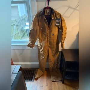 Berne Heritage Insulated Coverall #I417BD Brown/Tan/Chestnut Small